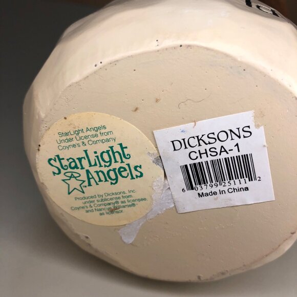 Star Light Angels Snowman "Jesus is the light of the World"  Vintage - Picture 5 of 8